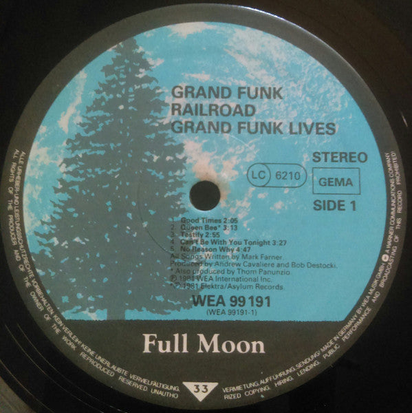 Grand Funk Railroad : Grand Funk Lives (LP, Album)