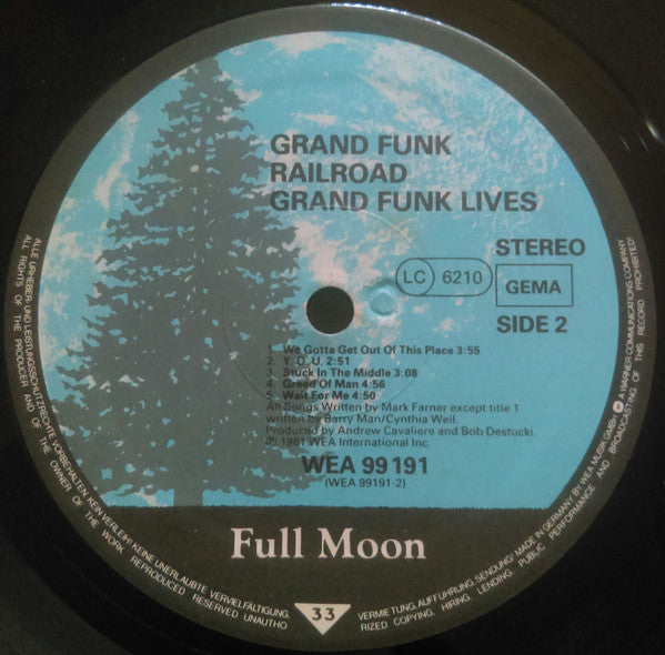 Grand Funk Railroad : Grand Funk Lives (LP, Album)