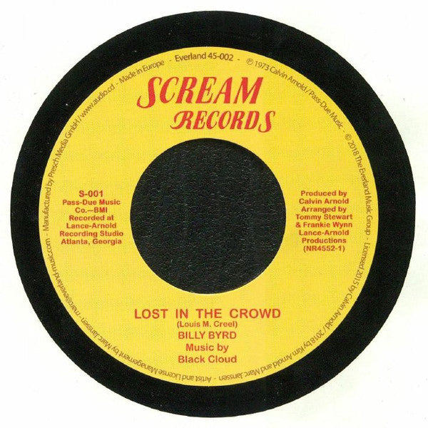 Billy Byrd (2) : Lost In The Crowd / Silly Kind Of Love (7", RE)