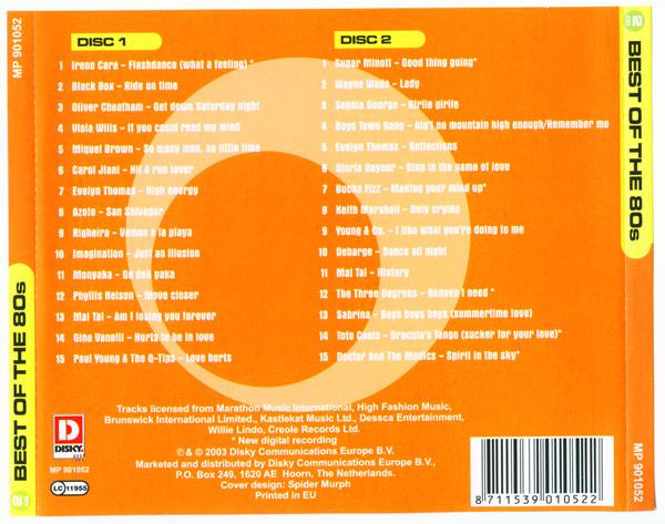 Various : Best Of The 80's (2xCD, Comp, M/Print)