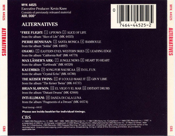 Various : Alternatives (CD, Comp)