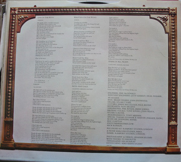 Roger Daltrey : One Of The Boys (LP, Album)