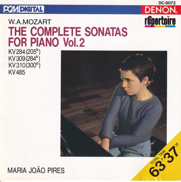 Wolfgang Amadeus Mozart - Maria-João Pires : The Complete Sonatas For Piano Vol. 2 (CD, Album, RE)