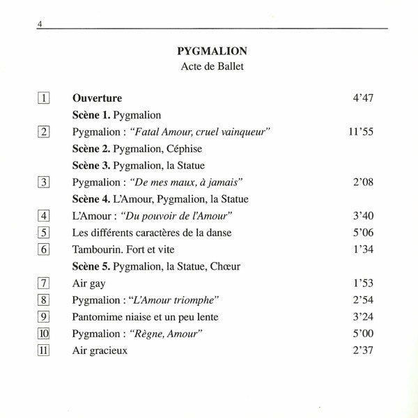 Jean-Philippe Rameau – Les Arts Florissants, William Christie : Pygmalion • Nélée Et Myrthis (CD, Album, RE)
