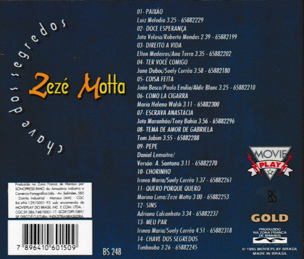 Zezé Motta : Chave Dos Segredos (CD, Album)