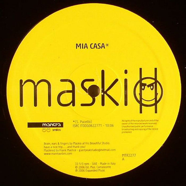 Maskio : Mia Casa / Java Flava (12")