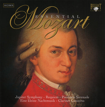 Wolfgang Amadeus Mozart : Essential Mozart (10xCD, Comp + Box)