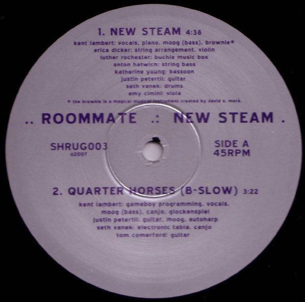 Roommate : New Steam (10")