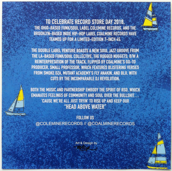 The Rugged Nuggets : Head Above Water (7", Single)