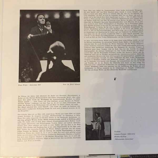 Ludwig van Beethoven, Bruno Walter, Philharmonic-Symphony Orchestra Of New York : Die Symphonien Von Beethoven Nr. 9 D-Moll (1. bis 3. Satz) (LP, Mono, Gat)
