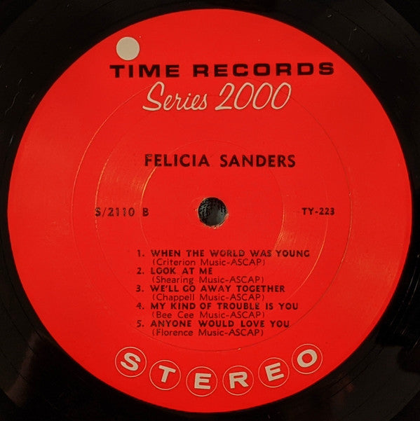 Felicia Sanders : Felicia Sanders (LP)