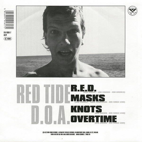 Red Tide (2) / D.O.A. (2) : Ken Jensen Memorial Single (1966-1995) (7", EP)