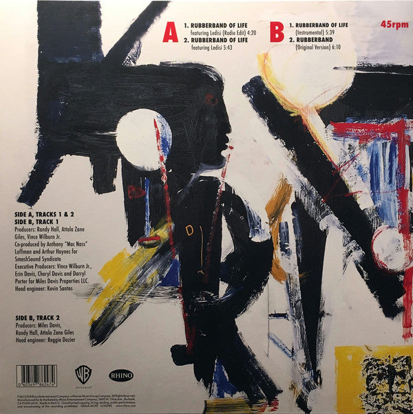 Miles Davis : Rubberband EP (12", EP, RSD)