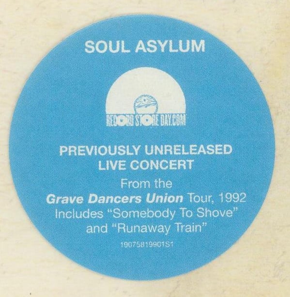 Soul Asylum (2) : Live From Liberty Lunch, Austin, TX Thursday 12/3/92 (2xLP, Album, RSD)