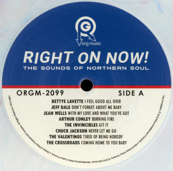 Various : Right On Now! The Sounds Of Northern Soul (LP, RSD, Comp, Ltd, RM, Whi)