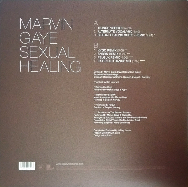 Marvin Gaye : Sexual Healing - The Remixes (12", RSD, Comp, Ltd, Red)