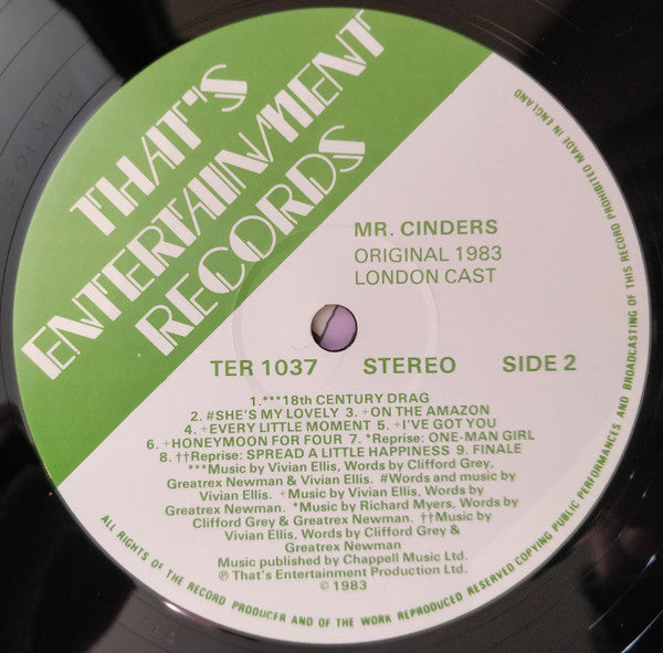 Vivian Ellis, Richard Myers : Mr Cinders  (LP)