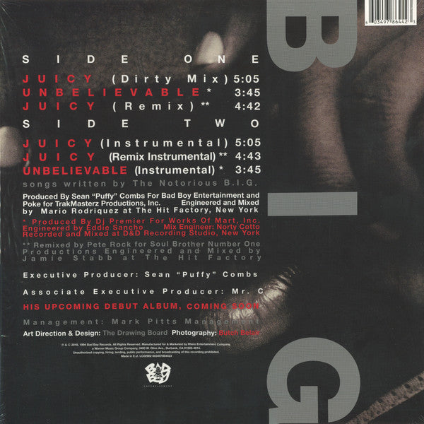 Notorious B.I.G. : Juicy (12", RSD, RP, Bla)