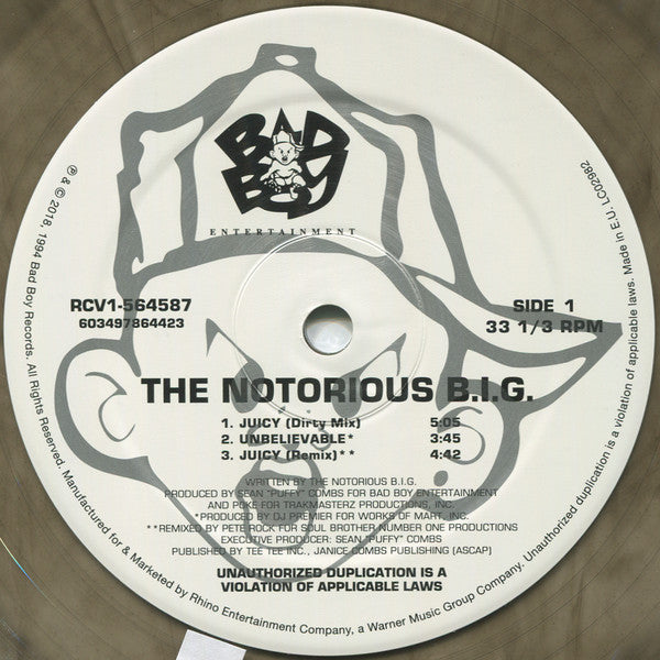 Notorious B.I.G. : Juicy (12", RSD, RP, Bla)