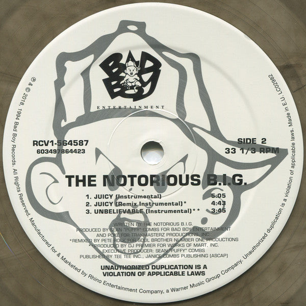 Notorious B.I.G. : Juicy (12", RSD, RP, Bla)