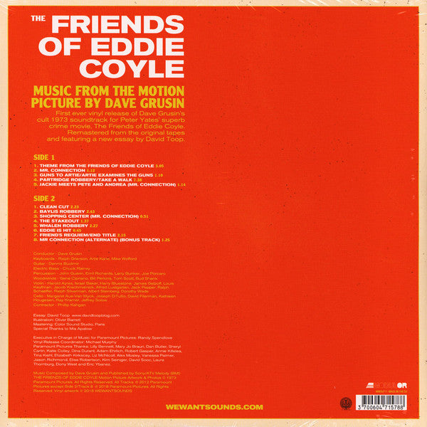 Dave Grusin : The Friends Of Eddie Coyle (LP, Album, RSD, RM)
