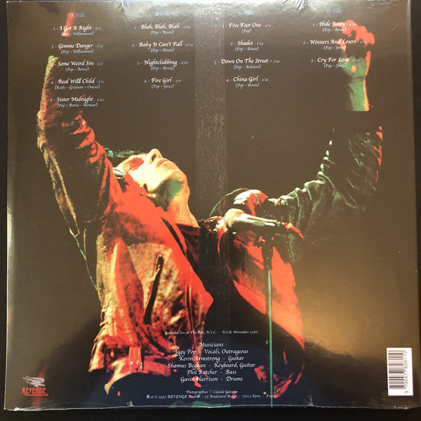 Iggy Pop : Live Ritz N.Y.C. 86 (2xLP, Ltd, RE, Red)