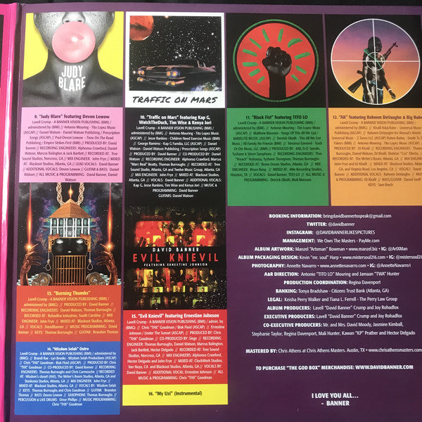 David Banner : #THEGODBOX (2xLP, Album, Ora)