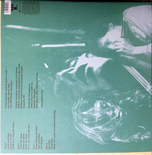 Hot Tuna : Live At The New Orleans House, Berkeley, California, September 1969 (2xLP, RE)