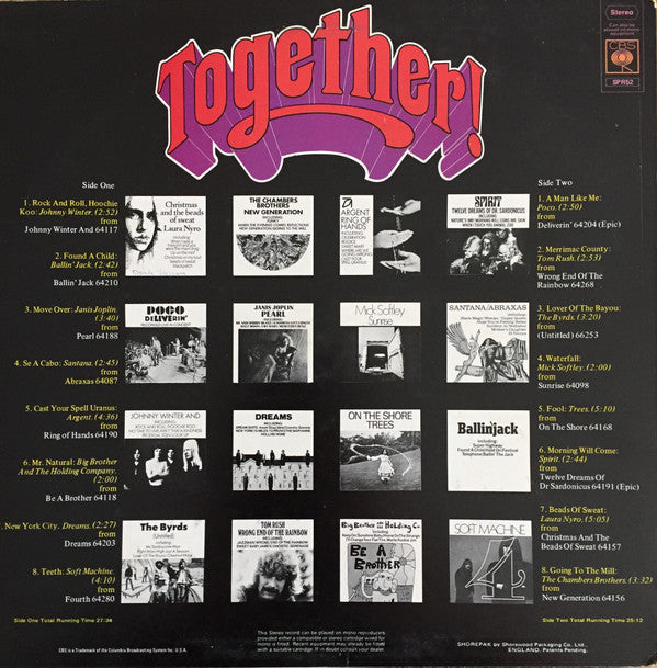 Various : Together (LP, Comp, Smplr, Blu)