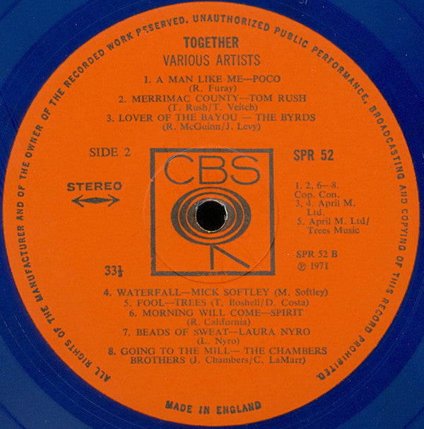 Various : Together (LP, Comp, Smplr, Blu)