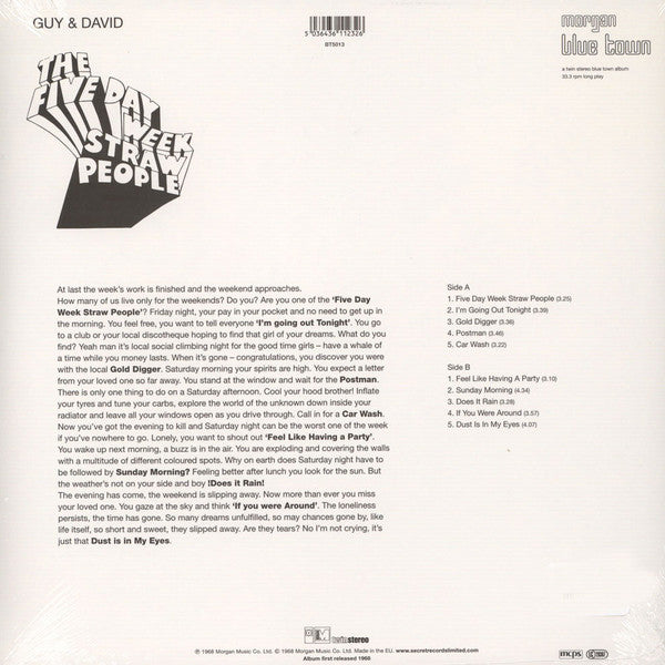 The Five Day Week Straw People : The Five Day Week Straw People (LP, Album, Ltd, RE, 180)