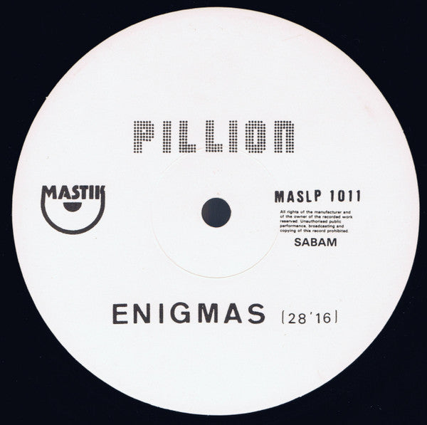 Pillion : Enigmas (LP)