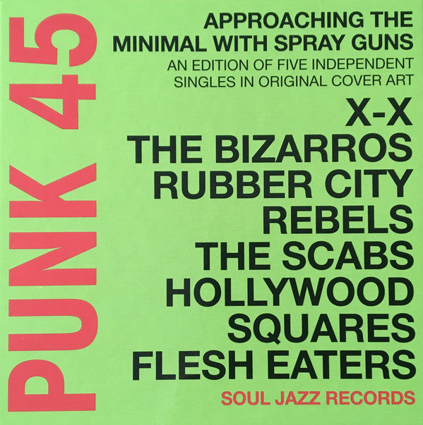 Various : Punk 45 : Approaching The Minimal With Spray Guns  (5x7", RSD, RE + Box, Comp, Ltd)