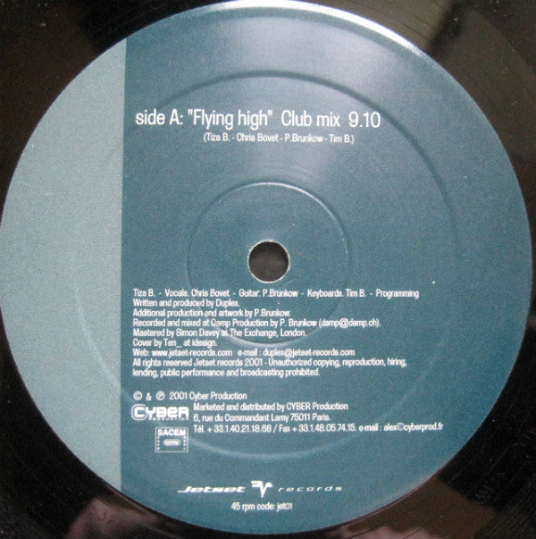 Duplex (10) : Flying High (12")
