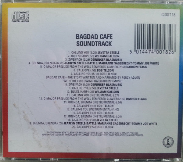 Various : Bagdad Cafe (Original Motion Picture Soundtrack) (CD, Album)