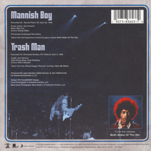 Jimi Hendrix : Mannish Boy (7", RSD, Single, Ltd)