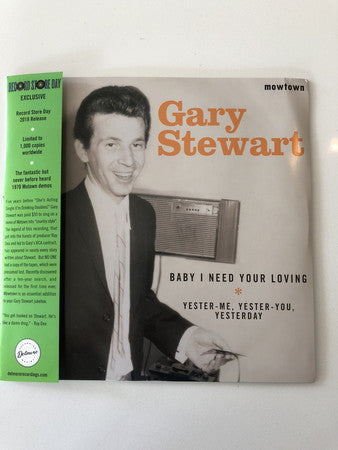 Gary Stewart : Mowtown (7", RSD, Single, Ltd)