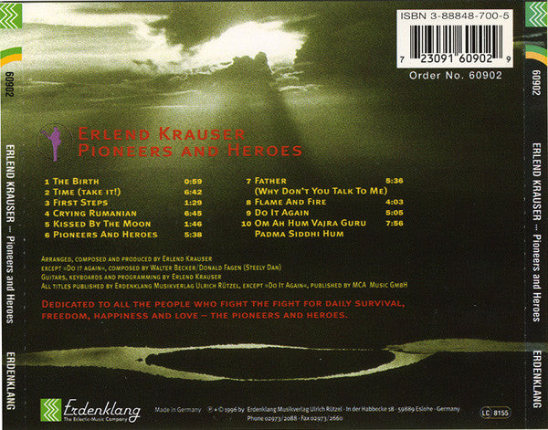 Erlend Krauser : Pioneers And Heroes (CD, Album)