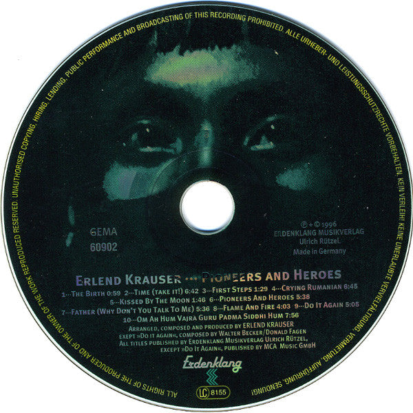 Erlend Krauser : Pioneers And Heroes (CD, Album)