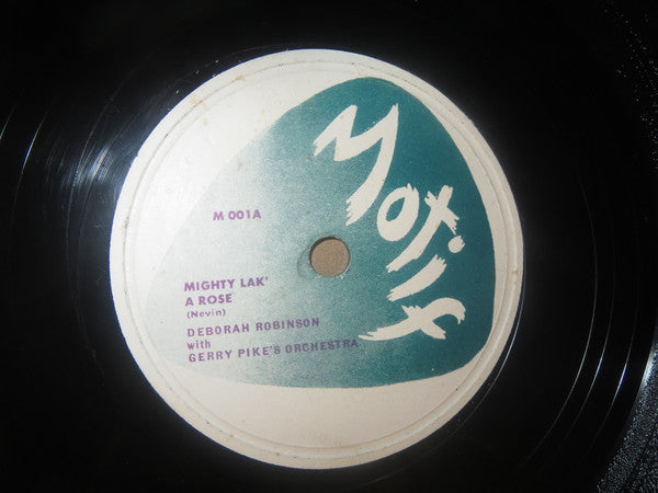Deborah Robinson : Pennies From Heaven / Mighty Lak' A Rose (Shellac, 10")