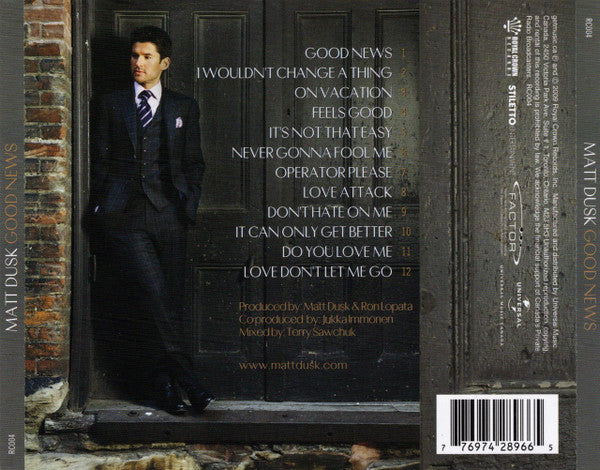 Matt Dusk : Good News (CD, Album)