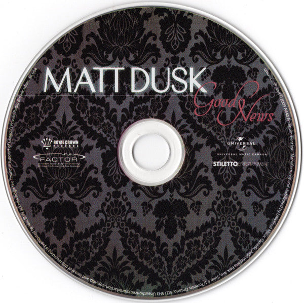 Matt Dusk : Good News (CD, Album)