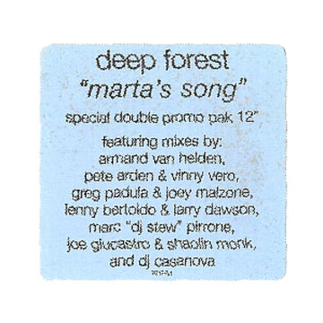 Deep Forest : Marta's Song (2x12", Promo)