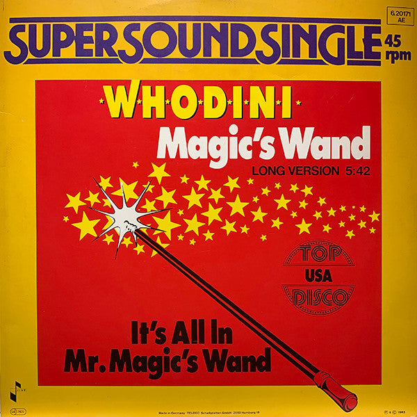 Whodini : Magic's Wand (12", Single)