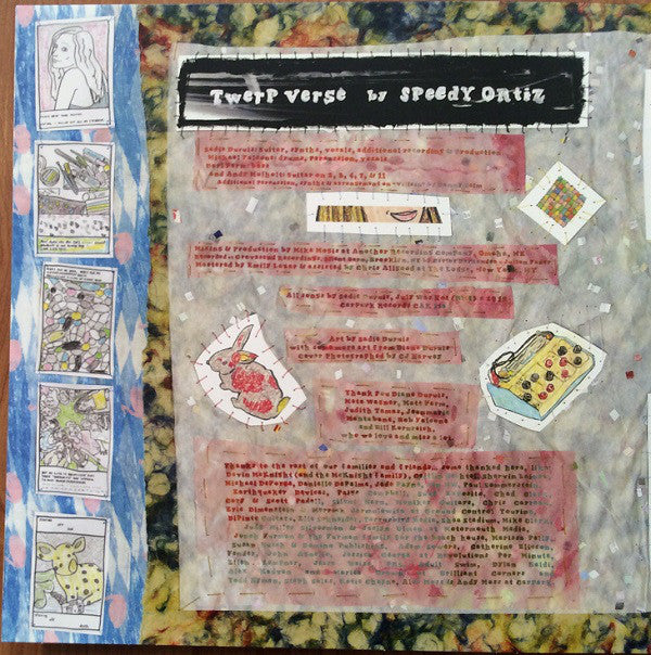 Speedy Ortiz : Twerp Verse (LP, Album, Pin + 7")