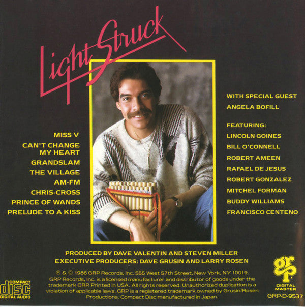 Dave Valentin : Light Struck (CD, Album, RM)