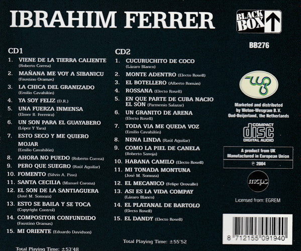 Ibrahim Ferrer : El Dandy (2xCD, Comp)
