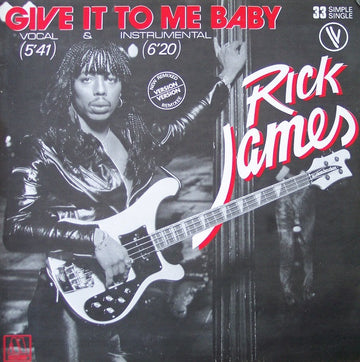 Rick James : Give It To Me Baby (New Remixed Version) (12", Single, Ltd)