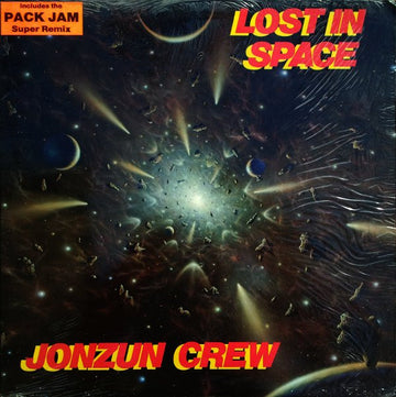 The Jonzun Crew : Lost In Space (LP, Album, Whi)