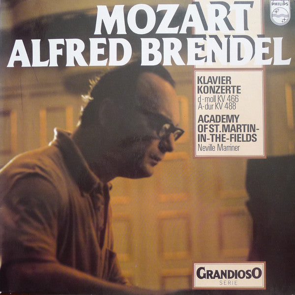 Wolfgang Amadeus Mozart - Alfred Brendel, The Academy Of St. Martin-in-the-Fields, Sir Neville Marriner : Klavier Konzerte D-moll KV 466 / A-dur KV 488 (LP)